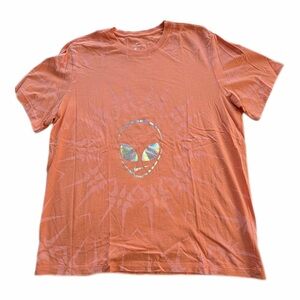 Nike Mens XLarge Orange Alien Graphic Tee Hype Y2K Aesthetic Skatewear #HypeWear